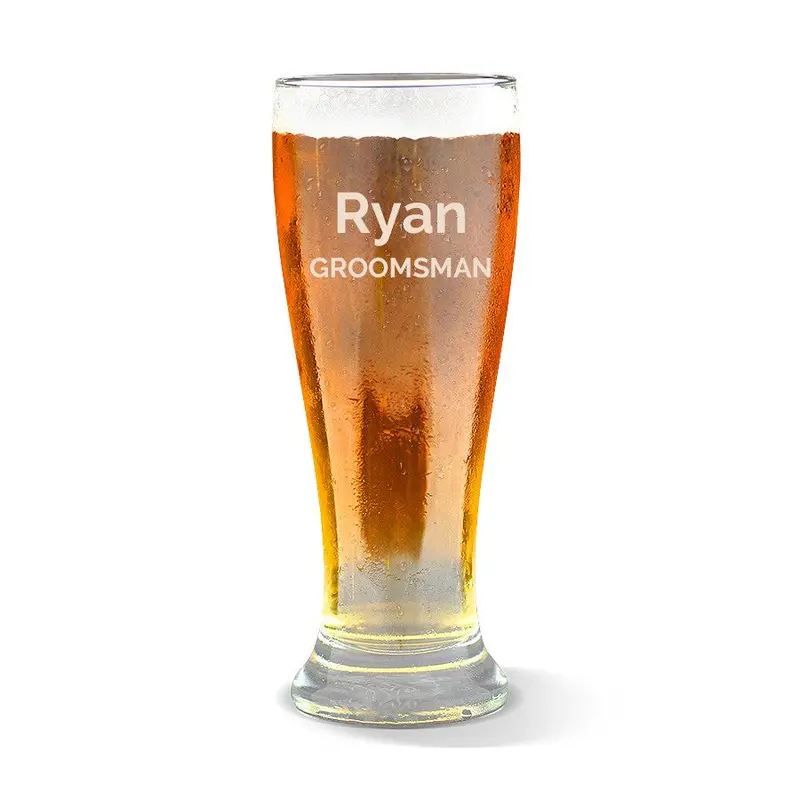 Groomsmen Gift Beer Glass – 285Ml Premium Quality 1