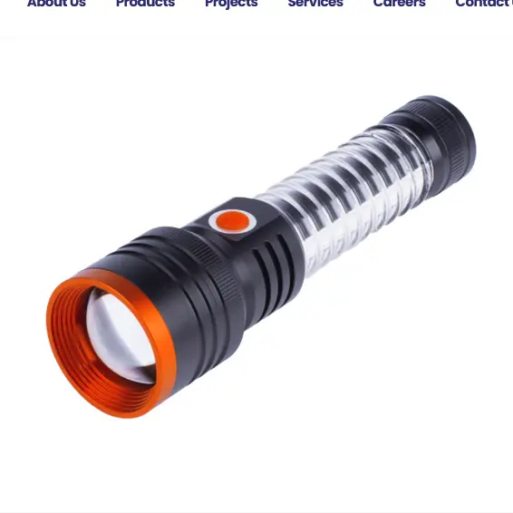 High-Power Rechargeable Torch With Built-In Power Bank – 1000 Lumens 1