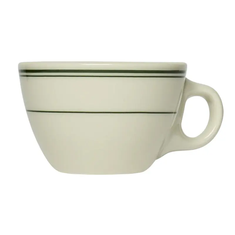 Hl Greenband Ceramic Tea Cup 1