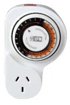 Hpm 24-Hour Double-Pole Mechanical Timer Switch 1