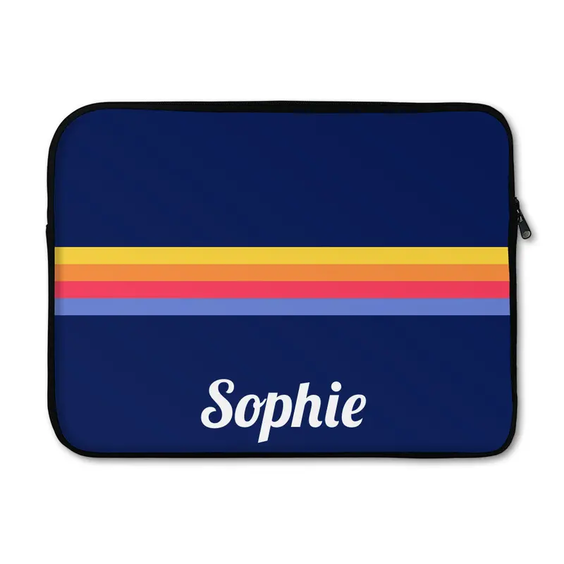 Large Retro-Inspired Laptop Sleeve – Vintage Appeal 1