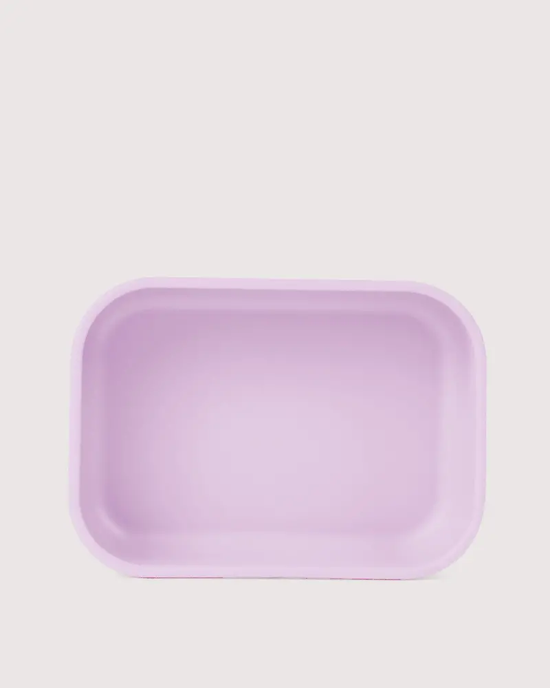 Lilac Silicone Lunch Container 1