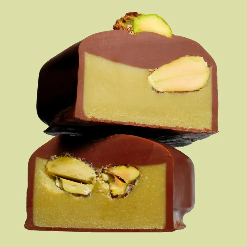 Loco Love Pistachio Mylk Praline Vegan Chocolate – Single Bar (35G) 1
