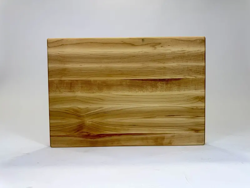 Maple Edge Grain Cutting Board – 20" X 14" X 1.5", Finger-Grooved Surface 1
