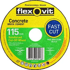 Masonry Cut-Off Wheel – 115Mm Diameter X 3.2Mm Thickness, Universal Fit 1