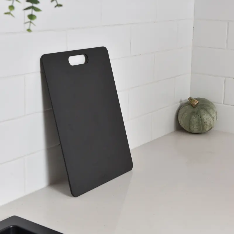 Medium Black Wood-Fibre Chopping Board 1