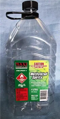 Methylated Spirits – 4L Industrial-Grade Solvent (Maxi Brand) 1