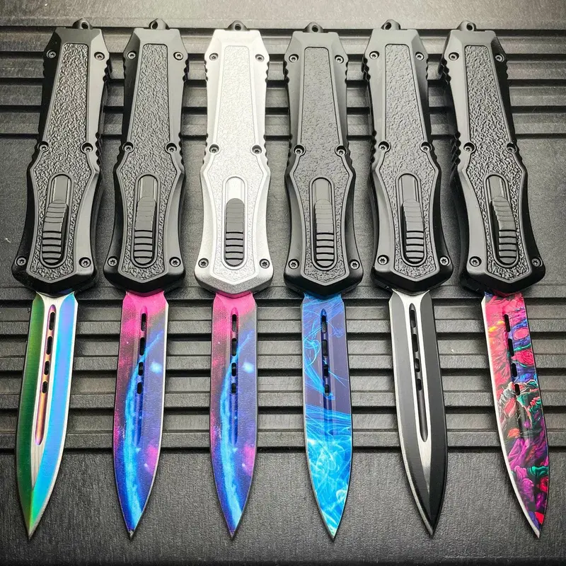 Mortar Automatic Otf Pocket Knife – Stainless Steel Blade, Aluminum Handle, Slide-Trigger Mechanism 1