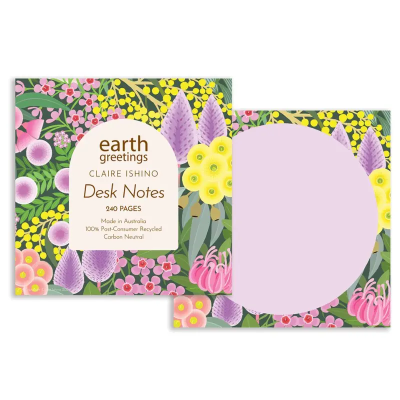 Native Gems Desk Notes Set – Earth Greetings Stationery 1