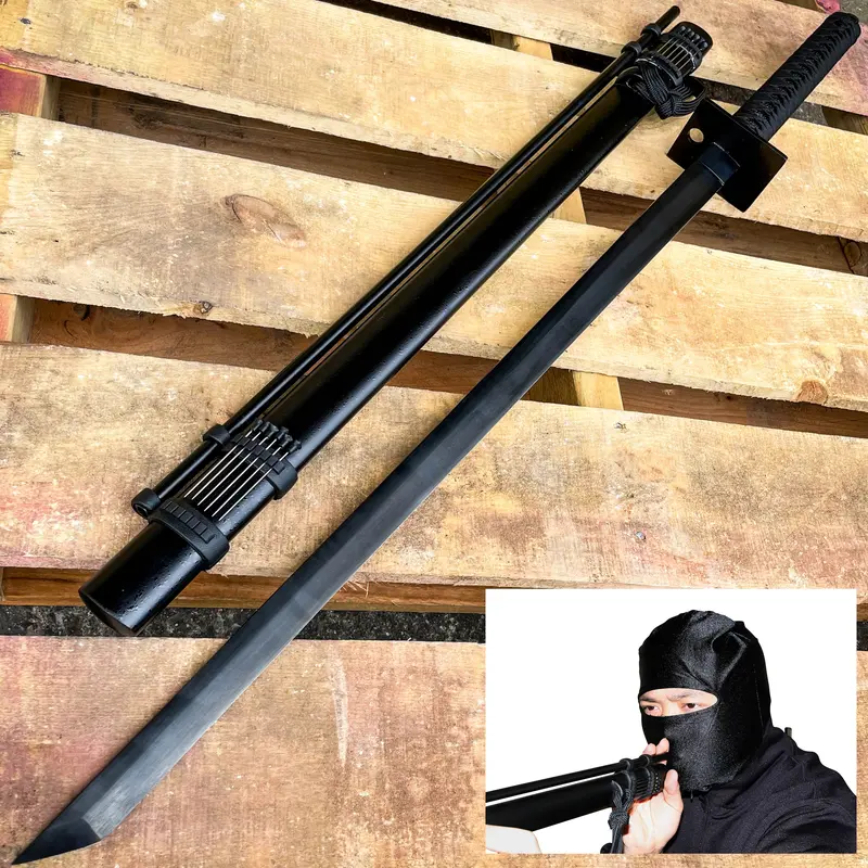 Ninja-Themed Samurai Sword With Integrated Blowgun Function 1