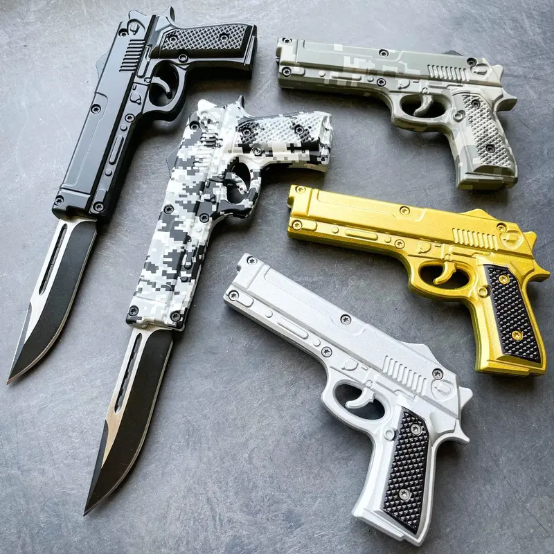 Out-The-Front Automatic Pistol-Style Knife 1