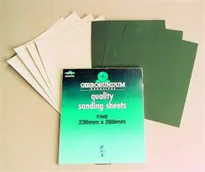 P1000 Wet/Dry Sandpaper Sheets – Black Abrasive, 230Mm × 280Mm 1