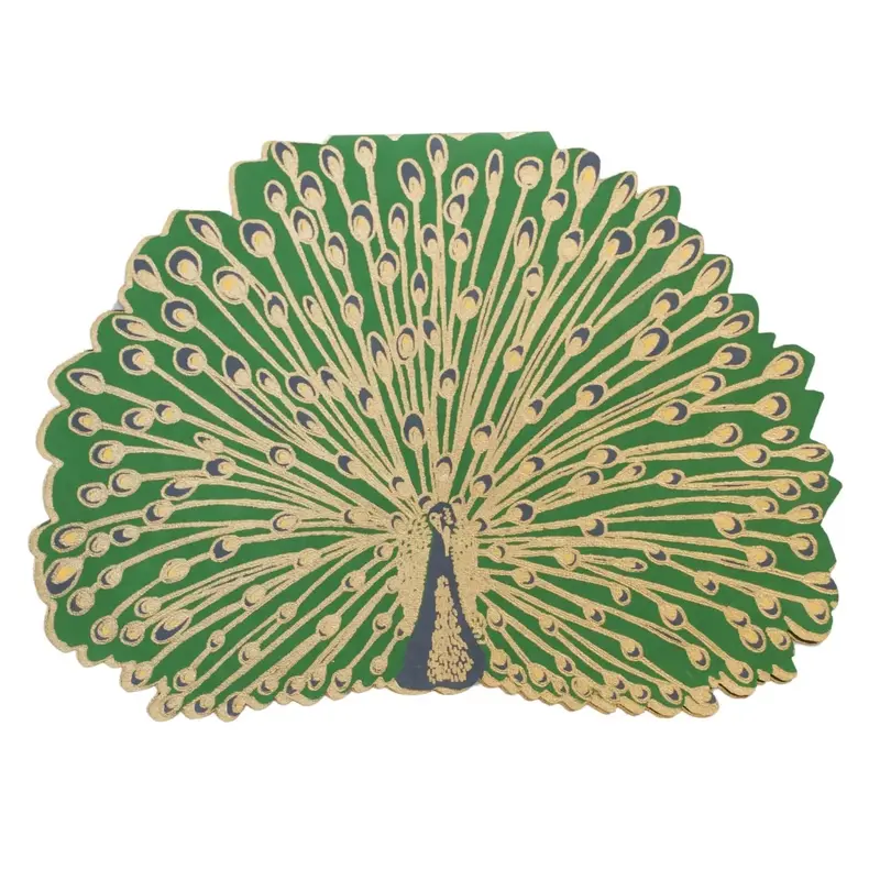 Peacock-Themed Greeting Card – Artistic Illustration 1