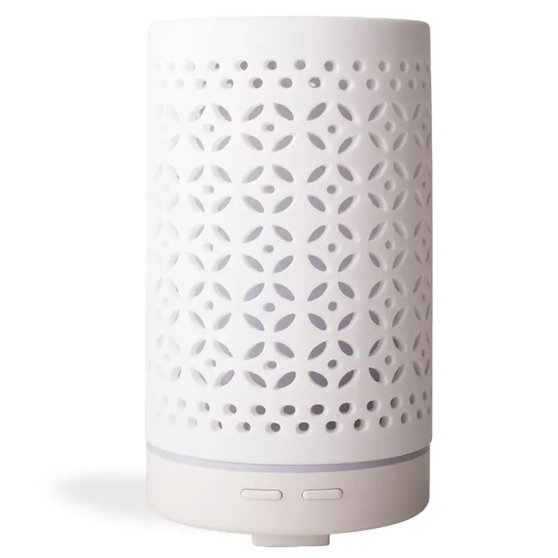Perfect Potion White Ceramic Ultrasonic Essential Oil Diffuser (Gohan Model) 1