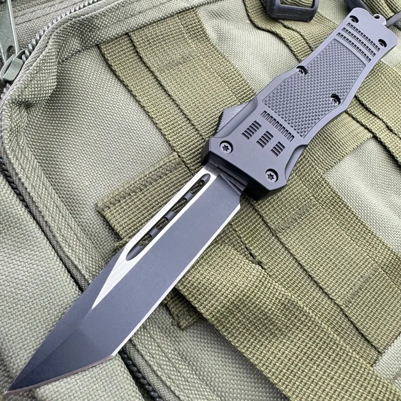 Phantom Dual-Action Otf Knife Featuring Tanto Blade Geometry 1