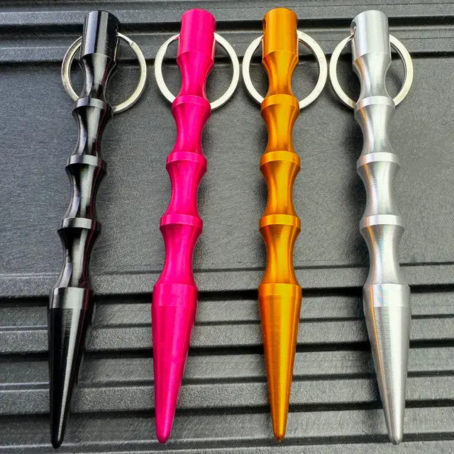 Polished Steel Kubaton Self-Defense Keychain Tool 1