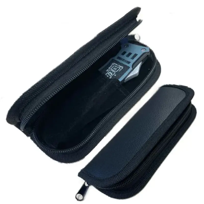 Premium Leather Otf Knife Carry Pouch With Padding 1