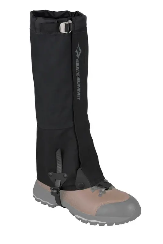Quagmire Black Canvas Gaiters – X-Large For Trail Protection 1