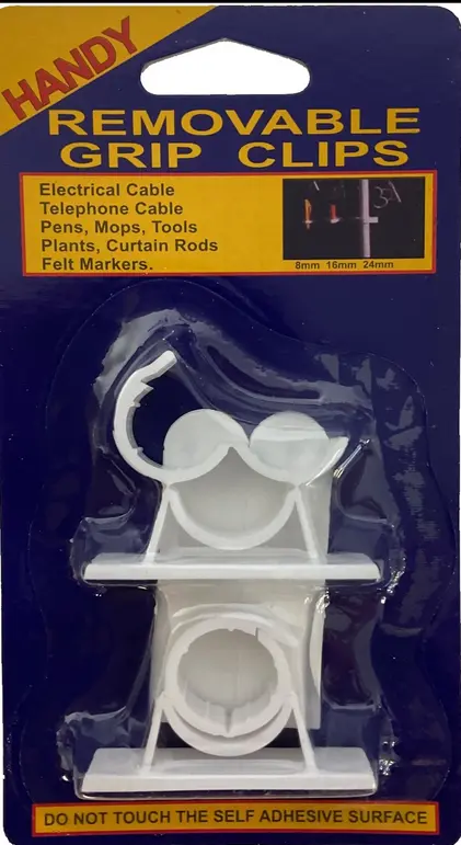 Removable Medium Grip Clip – 16Mm Width, 2-Pack (Handy Brand) 1