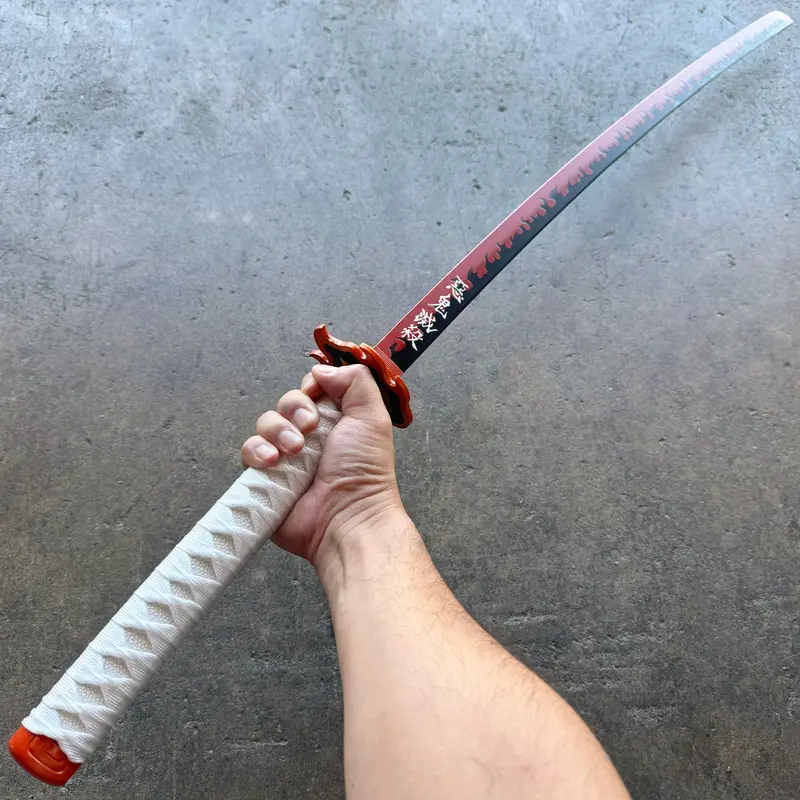 Rengoku Nichirin Anime Katana – Demon Slayer Themed Collectible Sword 1