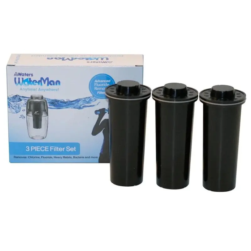 Replacement Black Water Filters For Mini Waterman 600Ml & Mywater Jug – 3-Pack 1