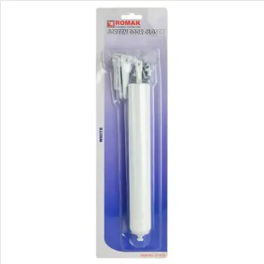 Romak White Screen Door Closer – Adjustable Hydraulic Damping 1