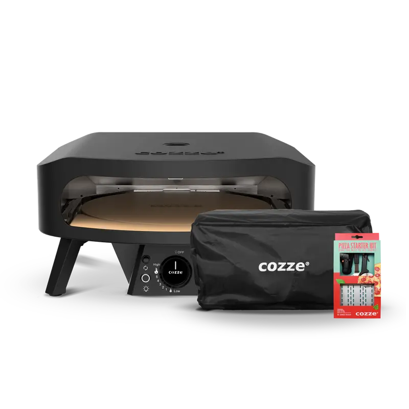 Rotating Pizza Oven Essentials Kit – Cover And Starter Tools 1