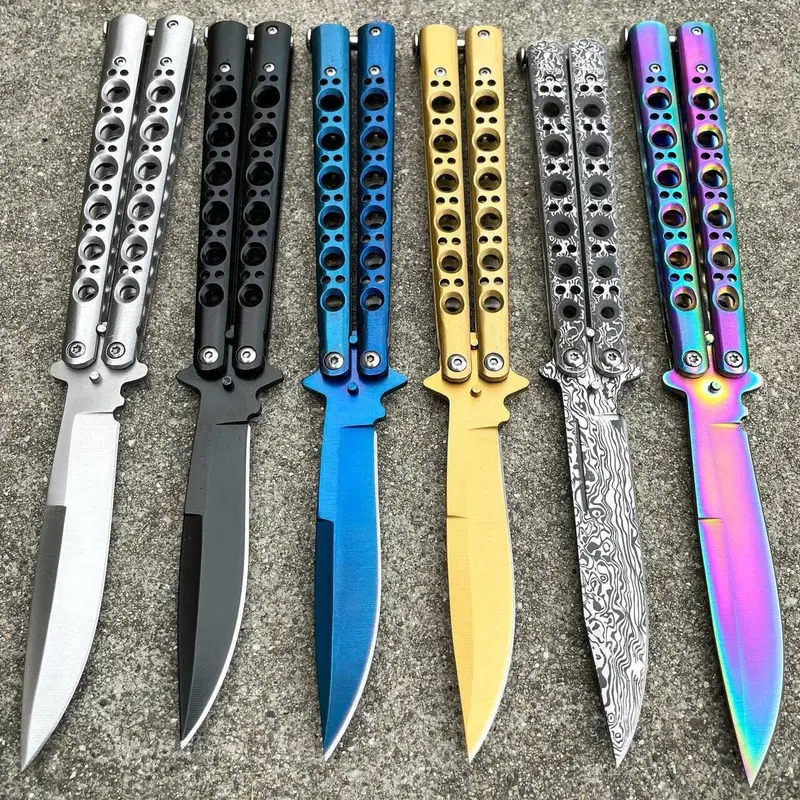 Scorpion-Themed Balisong Butterfly Knife – Flipping Trainer 1