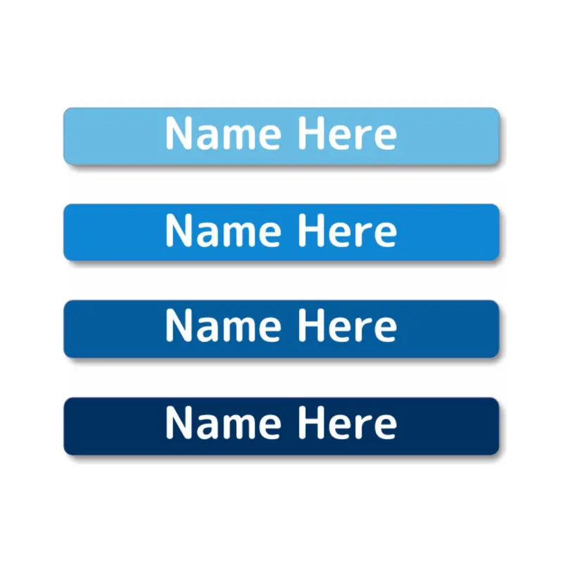 Serenity Blues Mini Name Labels – 40-Count Cool-Tone Label Pack 1
