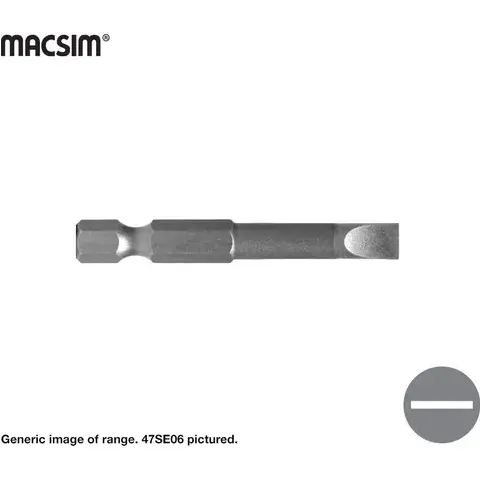 Slotted Screwdriver Bit – 8G × 50 Mm 1