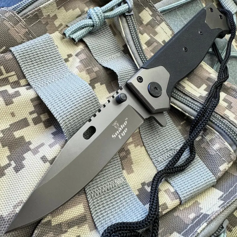 Snake Eyes Survivor – Spring-Assisted Tactical Pocket Knife 1