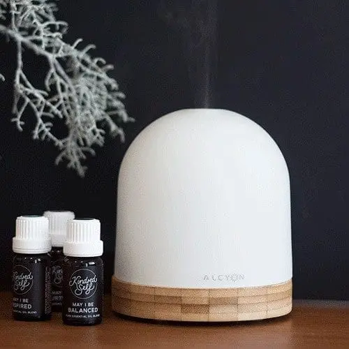 Sol Aroma Ultrasonic Essential Oil Diffuser – Glass Body With Bamboo Base 1