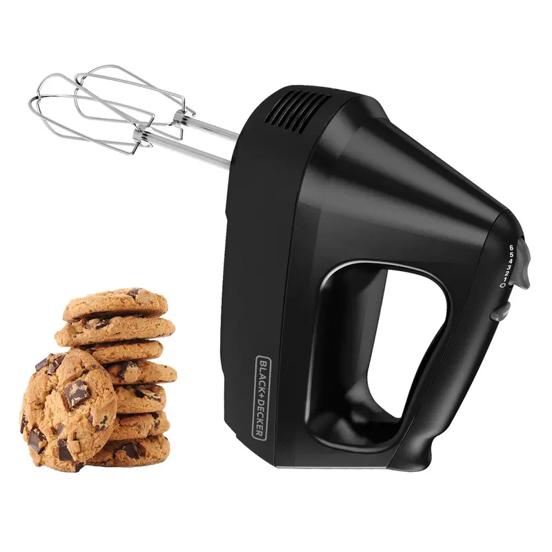 Space-Saving Hand Mixer With Integrated Storage Stand 1