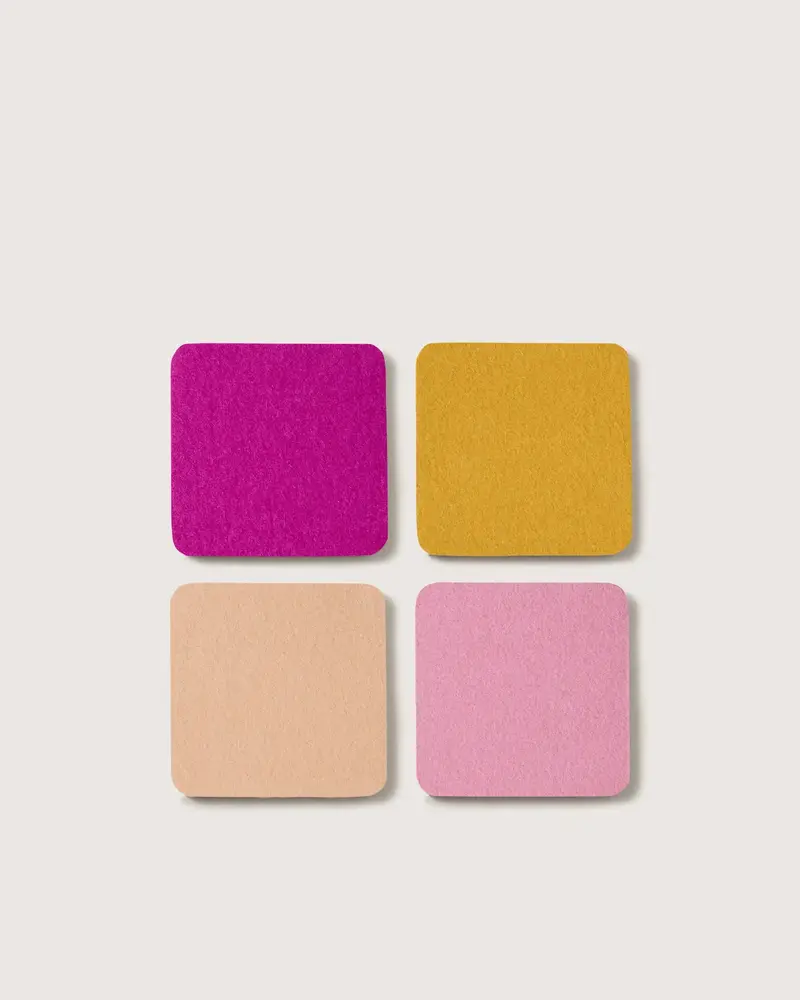 Square Craft Beer Coasters Featuring Superbloom Pattern 1