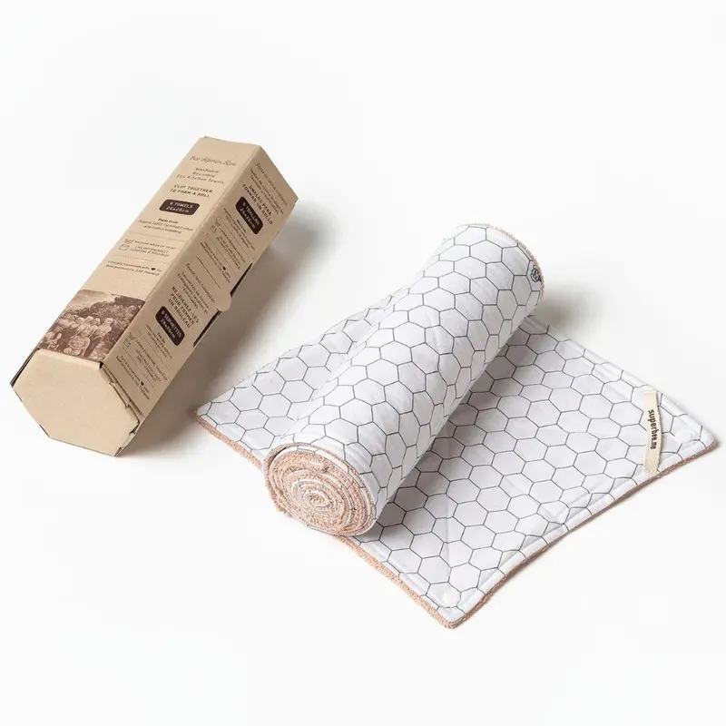 Superbee Hexagonia Reusable Kitchen Towel Roll 1