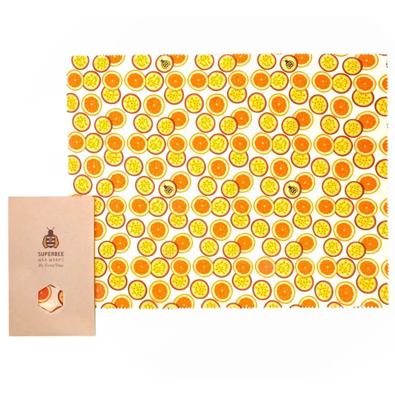 Superbee Large Beeswax Food Wrap – 40Cm × 50Cm Sustainable Alternative 1