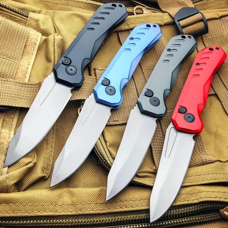 Survival-Grade Hunting Switchblade – Military-Style Pocket Knife 1