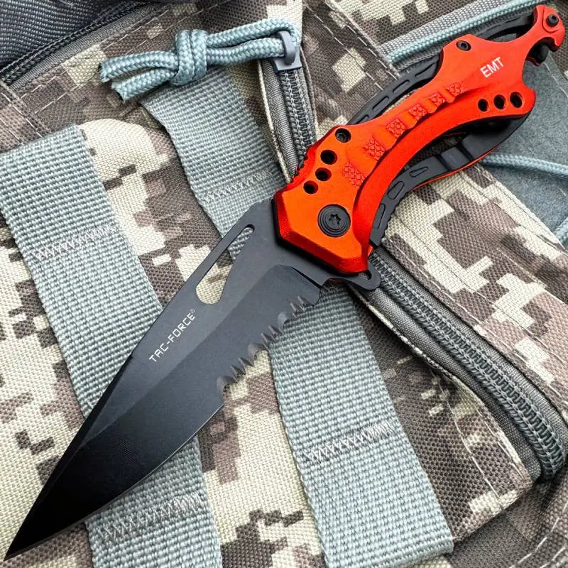 Tac Force Spring-Assisted Tactical Folding Knife – Blade Deployment 1