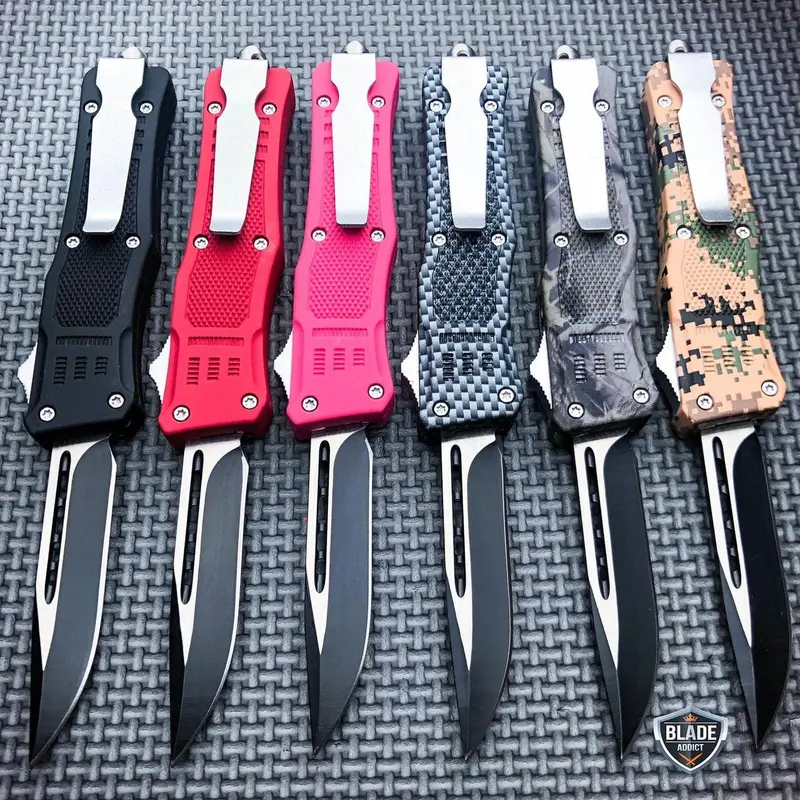 Tactical Otf Automatic Knife With Quick-Deploy Mechanism 1