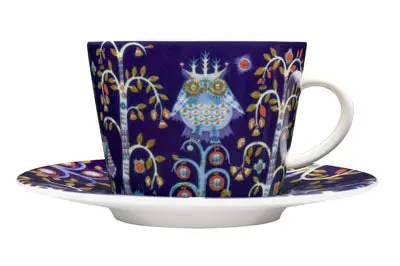 Taika Blue Ceramic Coffee And Cappuccino Cup 1