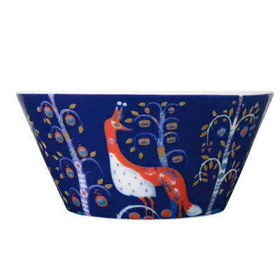 Taika Blue Ceramic Pasta Bowl 1