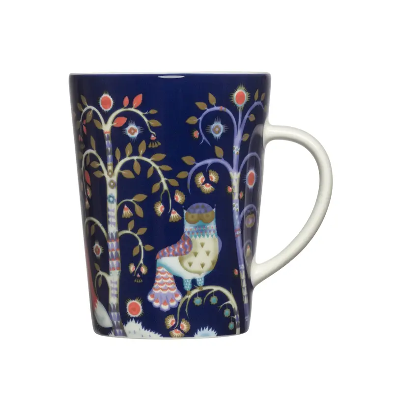 Taika Ceramic Mug – 0.3 Liter Capacity, Deep Blue Glaze 1