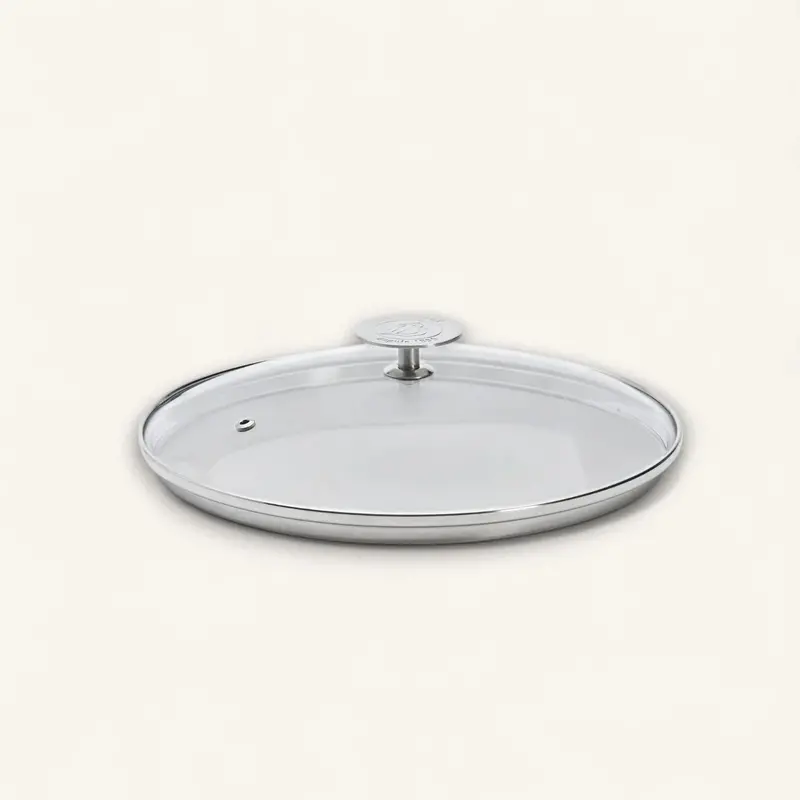 Tempered Glass Cookware Lid With Stainless Steel Handle (12.5" Diameter) 1