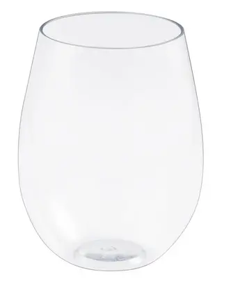 Tritan Stemless Red Wine Glass Set – 620Ml, Twin Pack 1