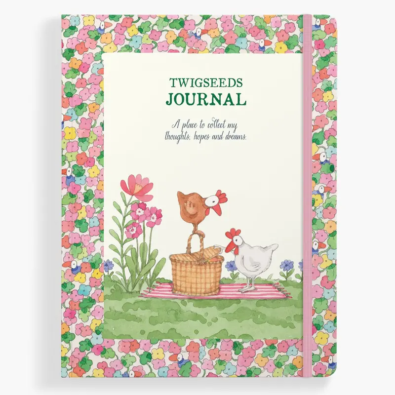 Twigseeds Illustrated Journal: Chicken-Themed Cover 1