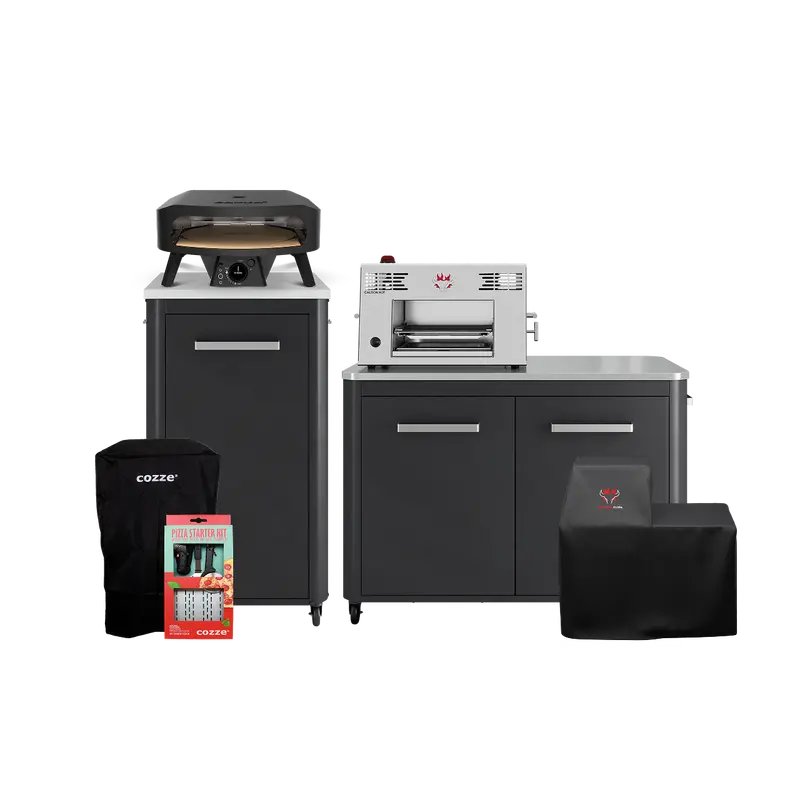 Ultimate Outdoor Cooking Bundle – Grill, Table, Cover & More 1