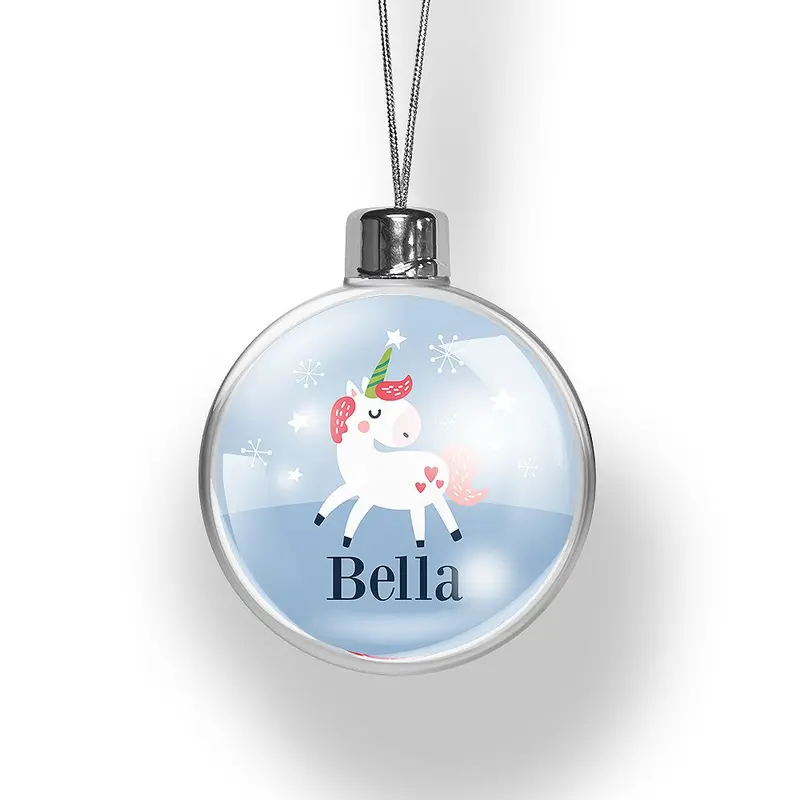 Unicorn-Shaped Christmas Ornament 1