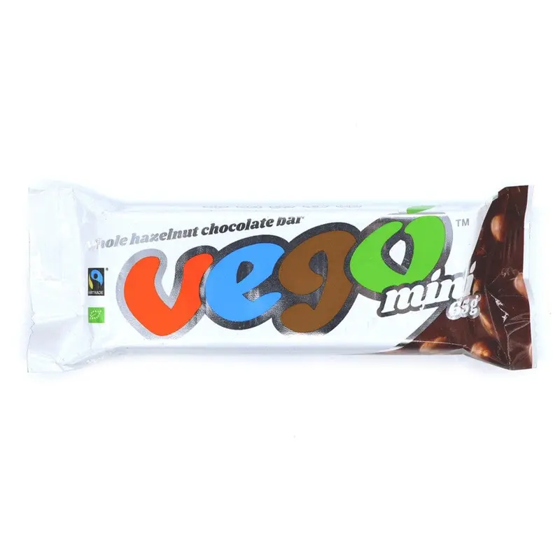 Vego Whole Hazelnut Milk Chocolate Mini Bar – 65G 1