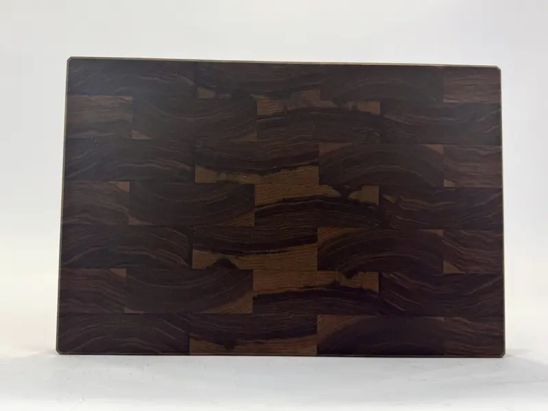 Walnut Board With Finger Grooves – 18" X 12" X 2" 1