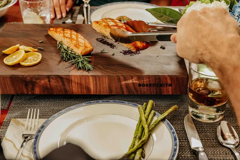 Walnut End Grain Cutting Board – Heavy-Duty Professional Grade 1